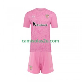 Camisolas de futebol Athletic Bilbao Guarda Redes Criança Equipamento Alternativa 2025/26 Manga Curta